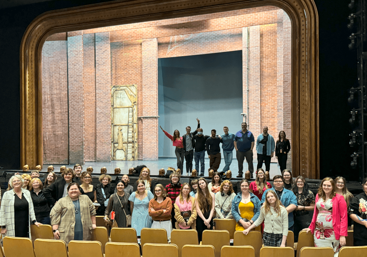 Students at Post Show Q&A with Broadway Cast